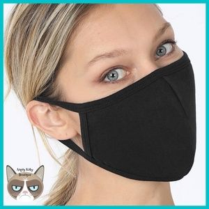 Black Filter Face Mask